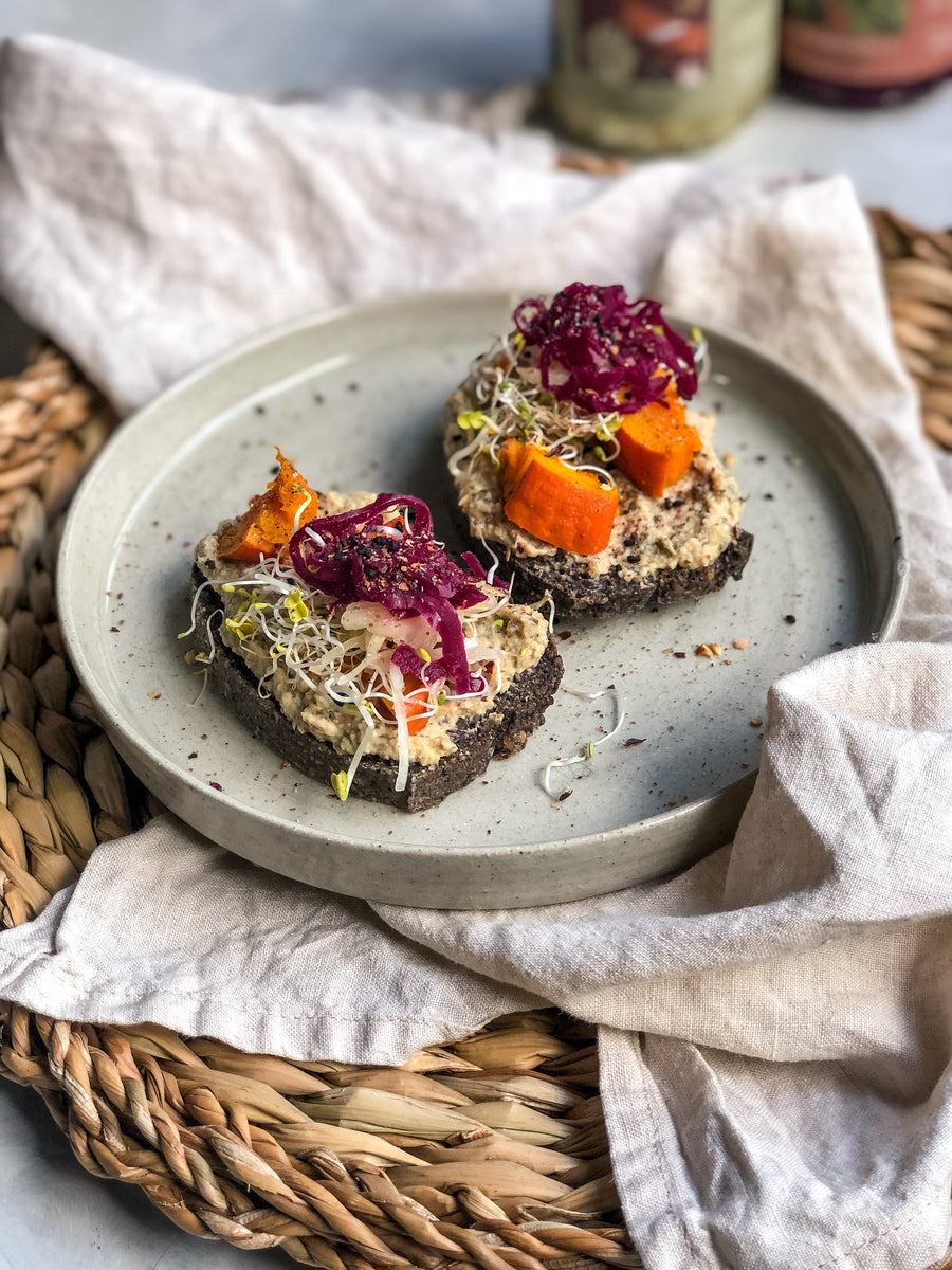Seaweed Hummus & Double Kraut Toast – SauerCrowd